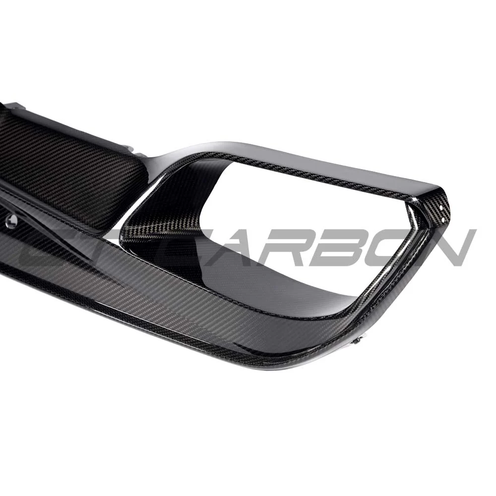 BMW F95 X5M PRE-LCI 2020-2023 CARBON FIBRE DIFFUSER WITH CORNERS