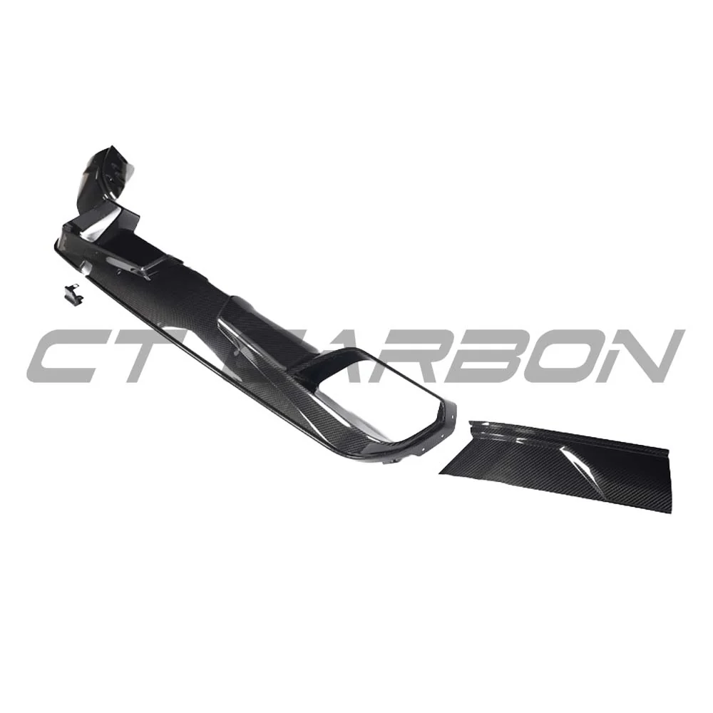 BMW F96 X6M 2020-2023 CARBON FIBRE DIFFUSER - V2
