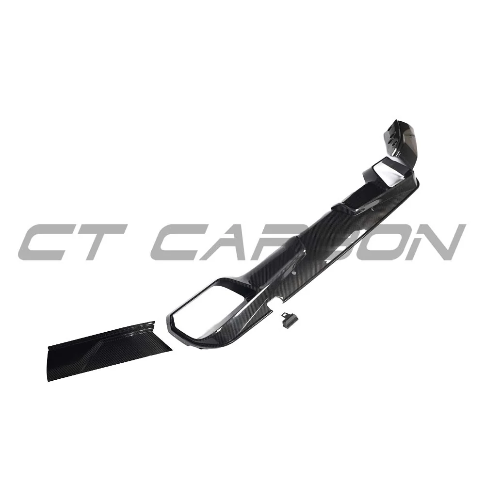 BMW F96 X6M 2020-2023 CARBON FIBRE DIFFUSER - V2