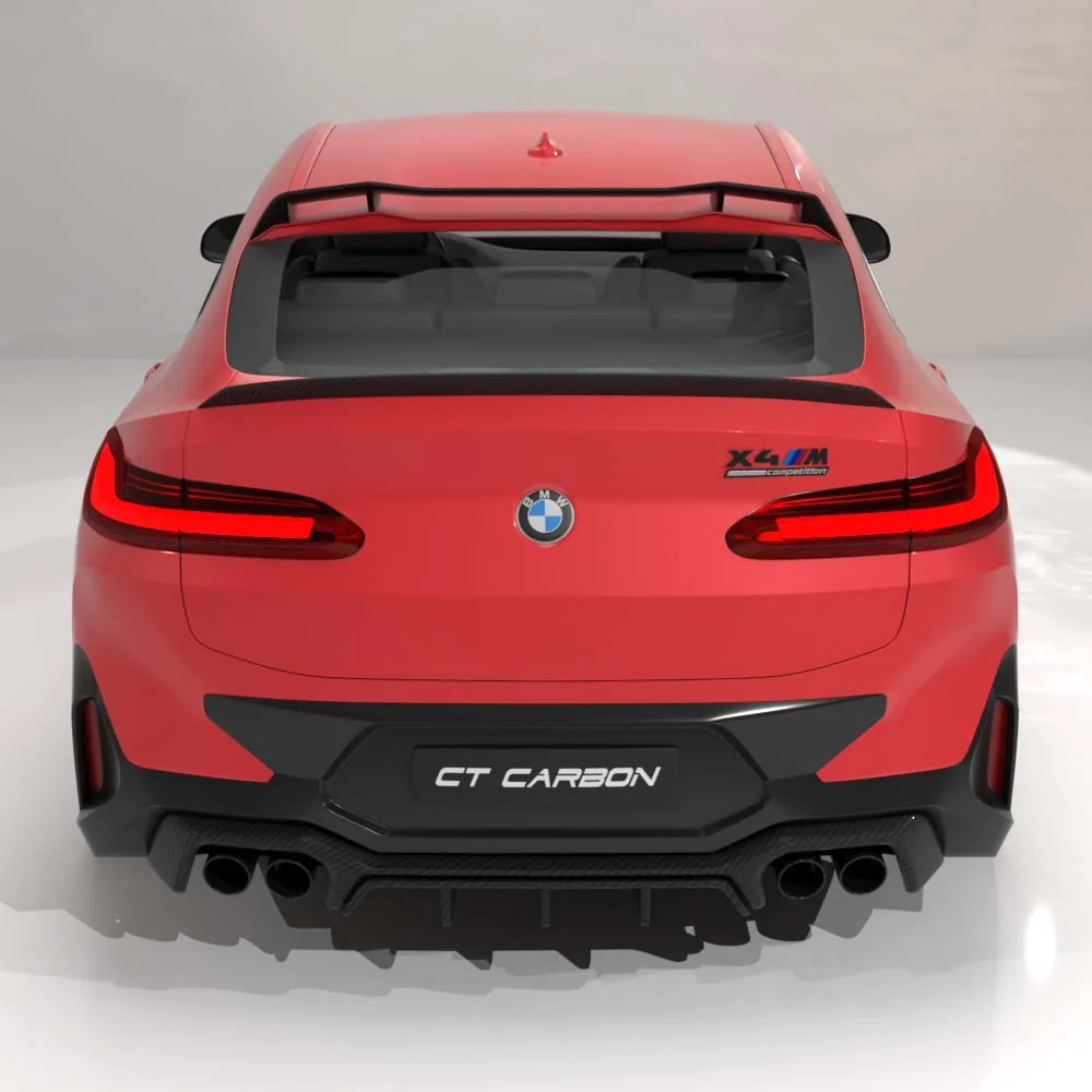 BMW F98 X4M/G02 X4 2022-2024 (LCI) CARBON FIBRE DIFFUSER - CT DESIGN