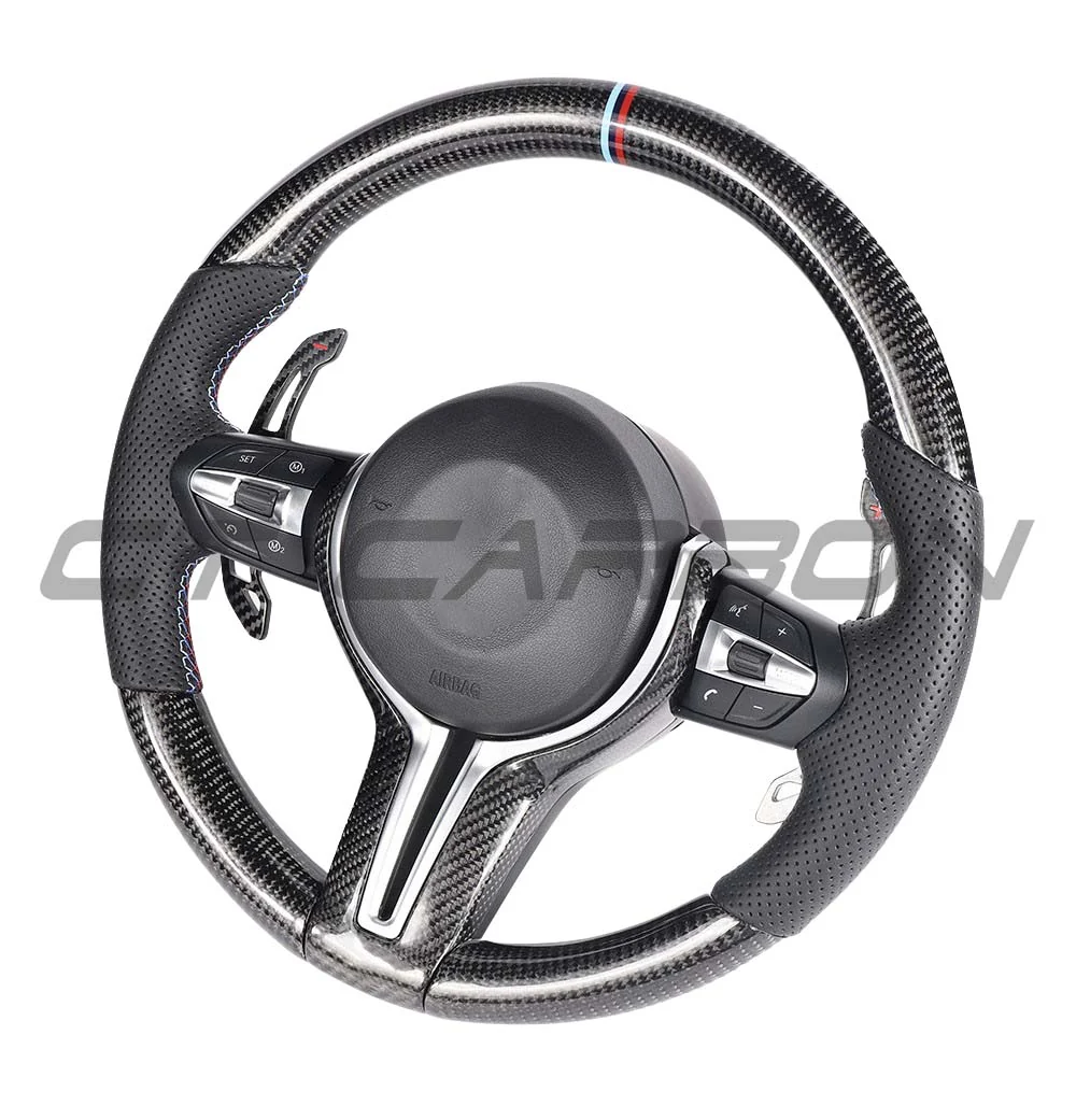 BMW FXX CARBON FIBRE / LEATHER CUSTOM STEERING WHEEL
