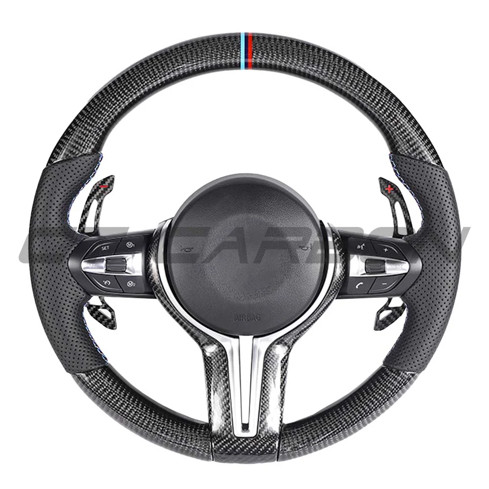 BMW FXX CARBON FIBRE / LEATHER CUSTOM STEERING WHEEL