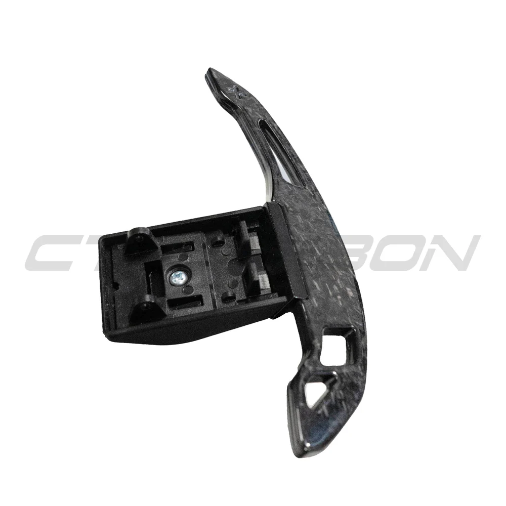 BMW Fxx FORGED CARBON FIBRE SHIFTER PADDLES V3-Accessories-CT CARBON-CT Carbon - High-quality carbon fiber and gloss black aerodynamic parts for premium sports and luxury vehicles.