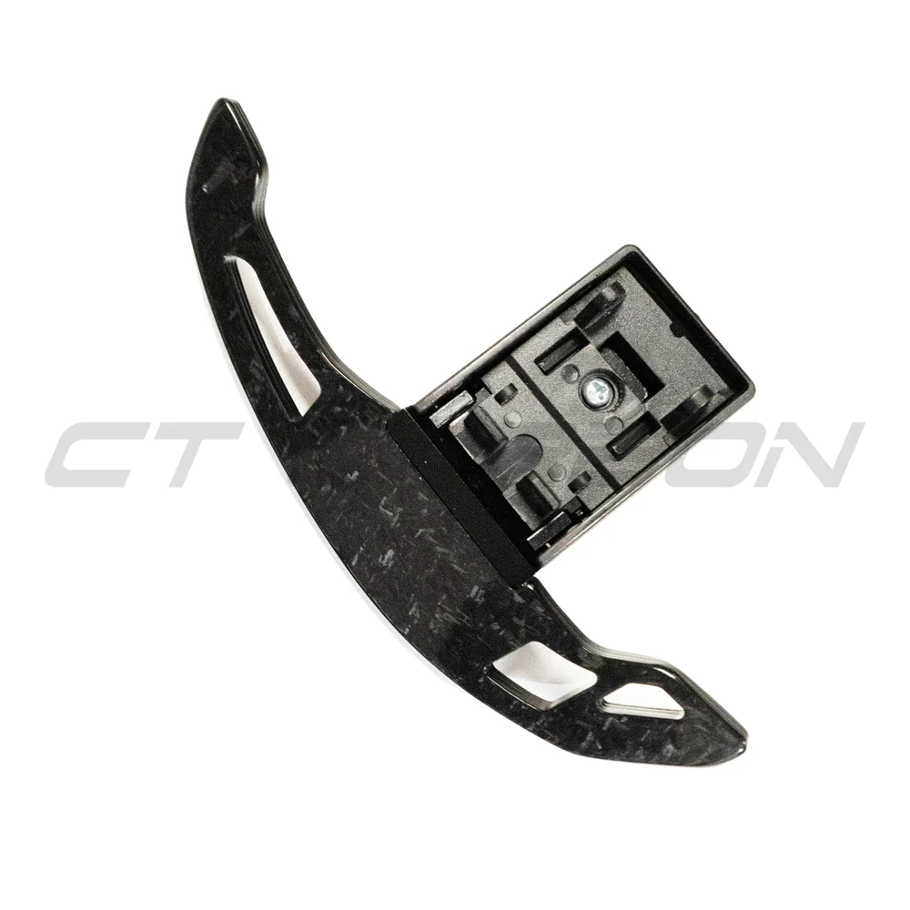 BMW Fxx FORGED CARBON FIBRE SHIFTER PADDLES V3-Accessories-CT CARBON-CT Carbon - High-quality carbon fiber and gloss black aerodynamic parts for premium sports and luxury vehicles.