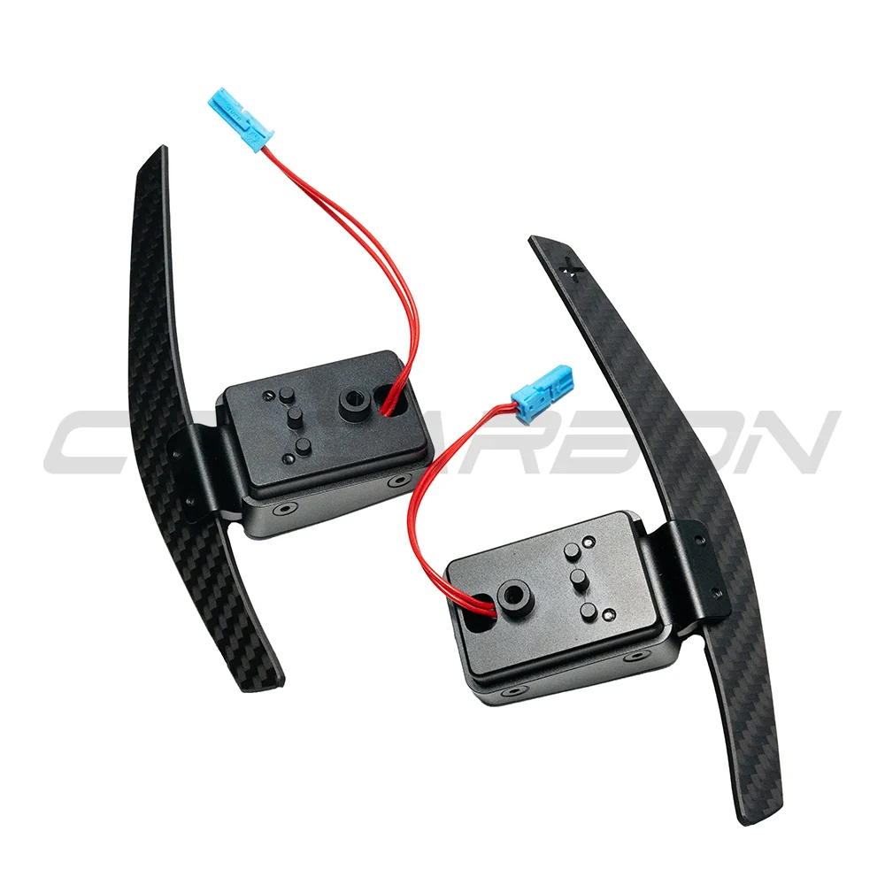 BMW Fxx MATTE CARBON FIBRE MAGNETIC SHIFTER PADDLES-Accessories-CT CARBON-CT Carbon - High-quality carbon fiber and gloss black aerodynamic parts for premium sports and luxury vehicles.