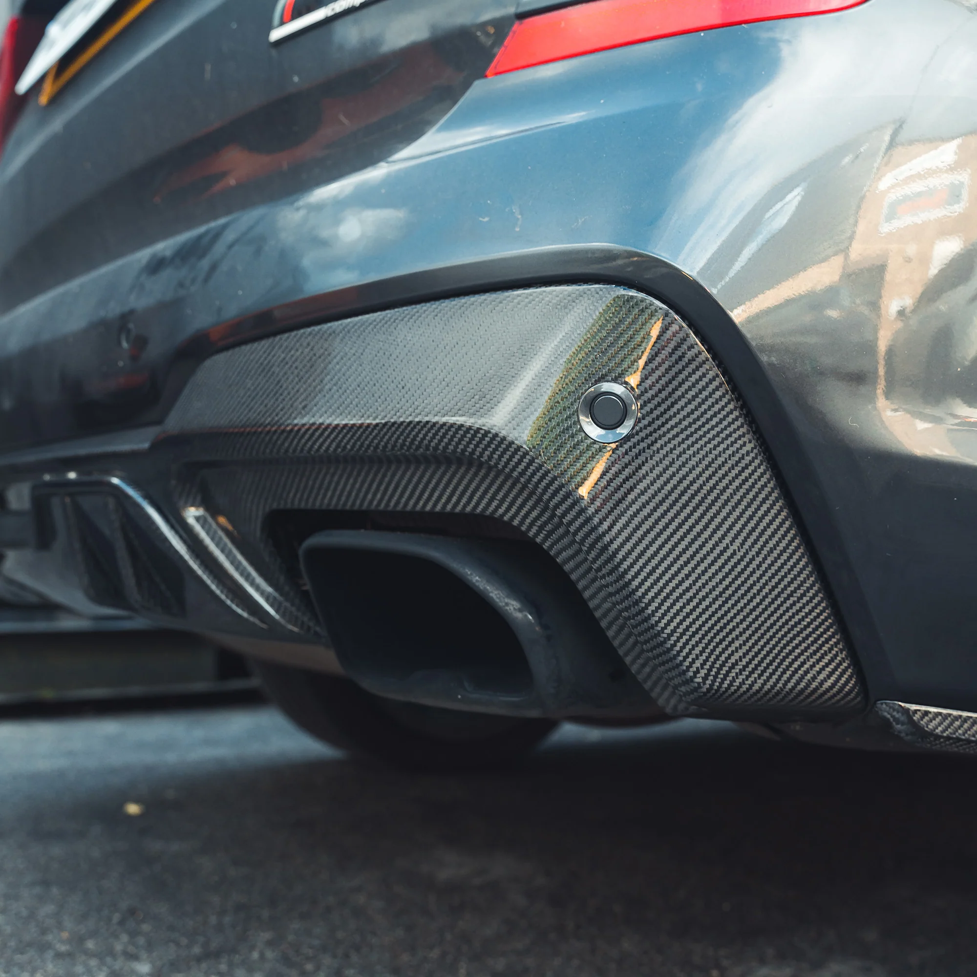 BMW X3 G01 CARBON FIBRE DIFFUSER-Diffuser-CT CARBON-CT Carbon - High-quality carbon fiber and gloss black aerodynamic parts for premium sports and luxury vehicles.