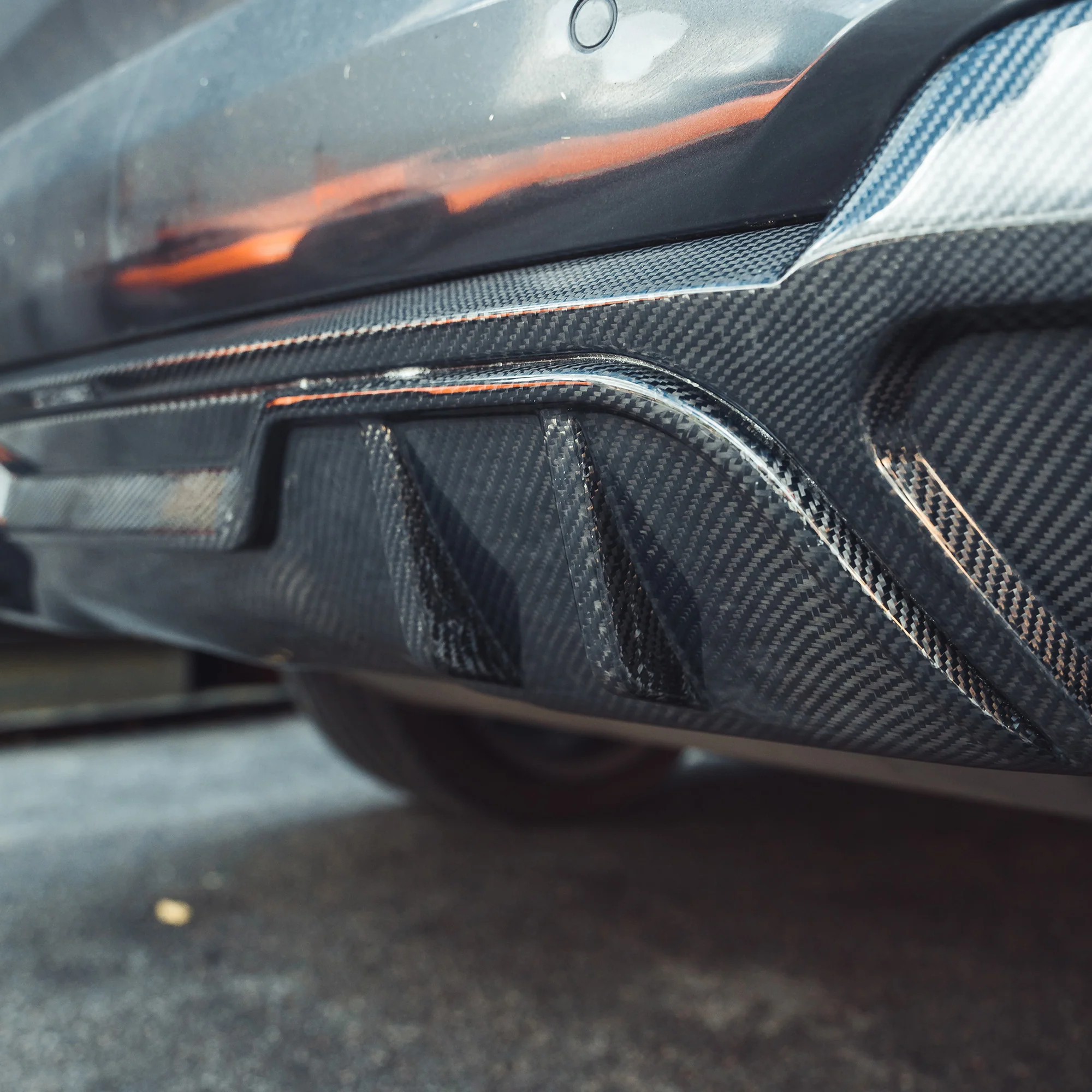 BMW X3 G01 CARBON FIBRE DIFFUSER-Diffuser-CT CARBON-CT Carbon - High-quality carbon fiber and gloss black aerodynamic parts for premium sports and luxury vehicles.