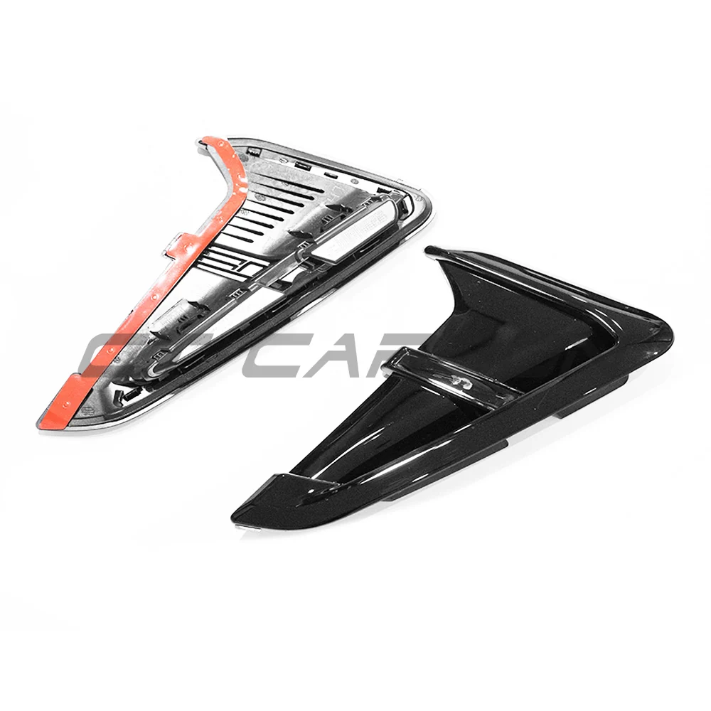 BMW G01 X3 GLOSS BLACK FENDER TRIMS-Accessories-BLAK BY CT-CT Carbon - High-quality carbon fiber and gloss black aerodynamic parts for premium sports and luxury vehicles.