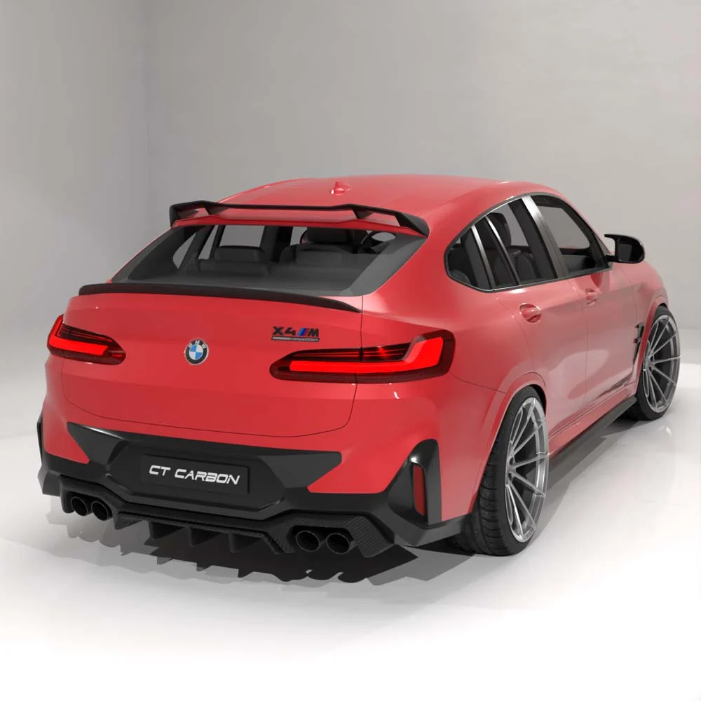 BMW G02 X4 & F98 X4M 2019+ CARBON FIBRE ROOF SPOILER - CT DESIGN