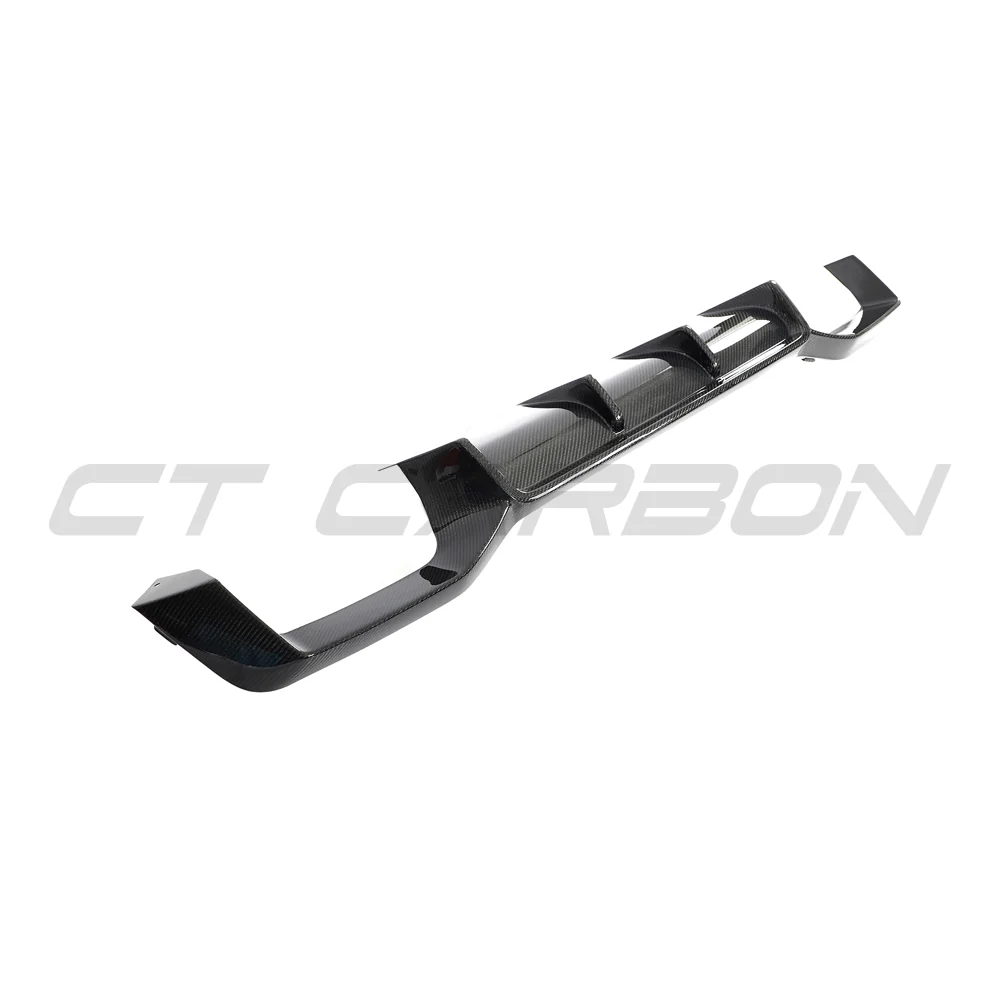 BMW G02 X4 & F98 X4M LCI 2022-2025 CARBON FIBRE DIFFUSER-Diffuser-CT CARBON-CT Carbon - High-quality carbon fiber and gloss black aerodynamic parts for premium sports and luxury vehicles.