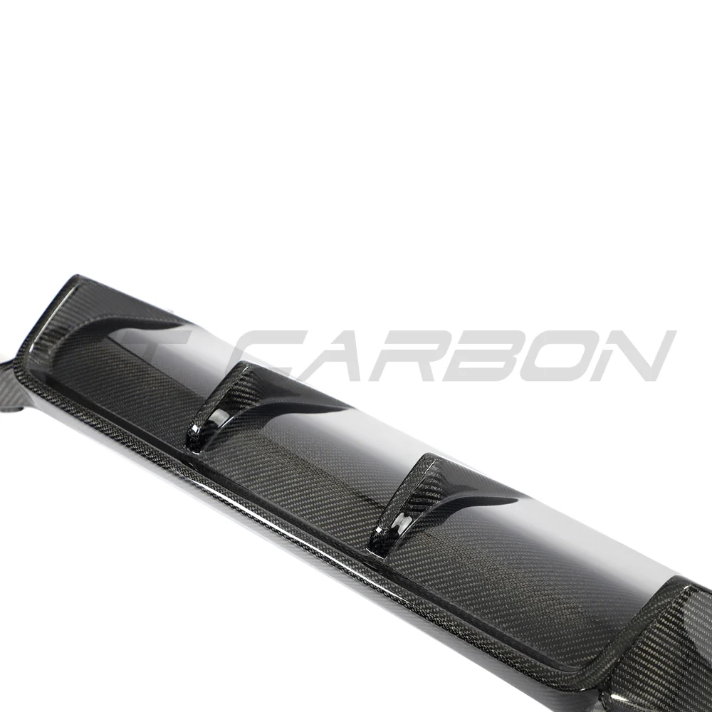 BMW G02 X4 & F98 X4M LCI 2022-2025 CARBON FIBRE DIFFUSER-Diffuser-CT CARBON-CT Carbon - High-quality carbon fiber and gloss black aerodynamic parts for premium sports and luxury vehicles.