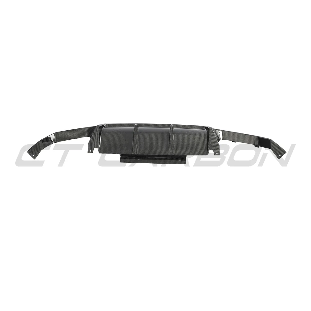 BMW G02 X4 & F98 X4M LCI 2022-2025 CARBON FIBRE DIFFUSER-Diffuser-CT CARBON-CT Carbon - High-quality carbon fiber and gloss black aerodynamic parts for premium sports and luxury vehicles.