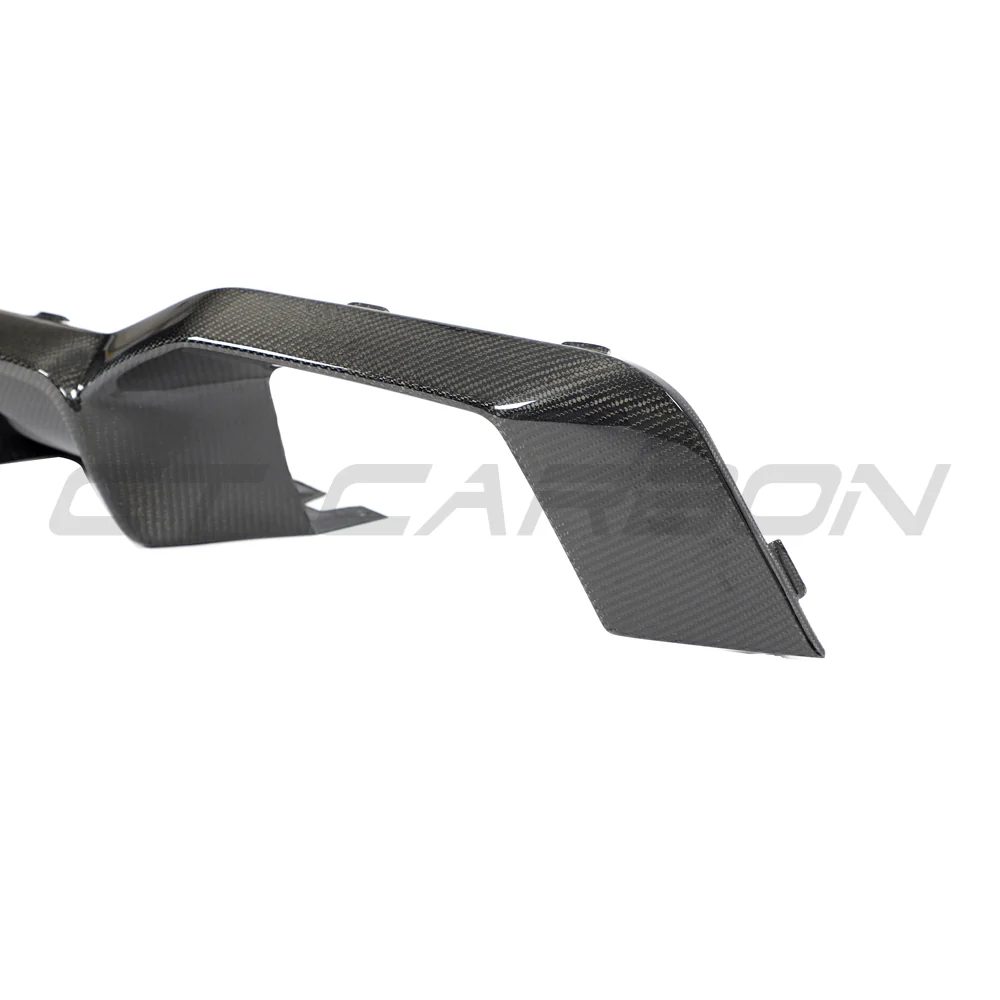 BMW G02 X4 & F98 X4M LCI 2022-2025 CARBON FIBRE DIFFUSER-Diffuser-CT CARBON-CT Carbon - High-quality carbon fiber and gloss black aerodynamic parts for premium sports and luxury vehicles.
