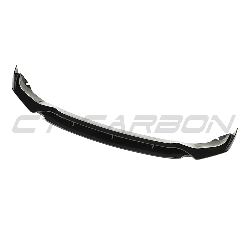 BMW G05 X5 GLOSS BLACK PLASTIC SPLITTER-Splitter-BLAK BY CT-CT Carbon - High-quality carbon fiber and gloss black aerodynamic parts for premium sports and luxury vehicles.