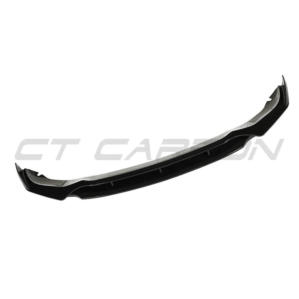 BMW G05 X5 GLOSS BLACK PLASTIC SPLITTER-Splitter-BLAK BY CT-CT Carbon - High-quality carbon fiber and gloss black aerodynamic parts for premium sports and luxury vehicles.