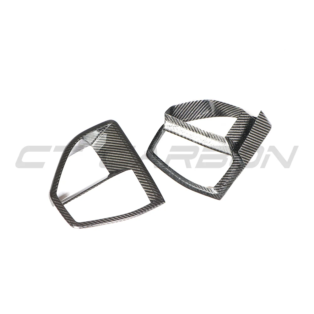BMW G05 X5 2019-2023 CARBON FIBRE FRONT VENT ADD ON-Accessories-CT CARBON-CT Carbon - High-quality carbon fiber and gloss black aerodynamic parts for premium sports and luxury vehicles.