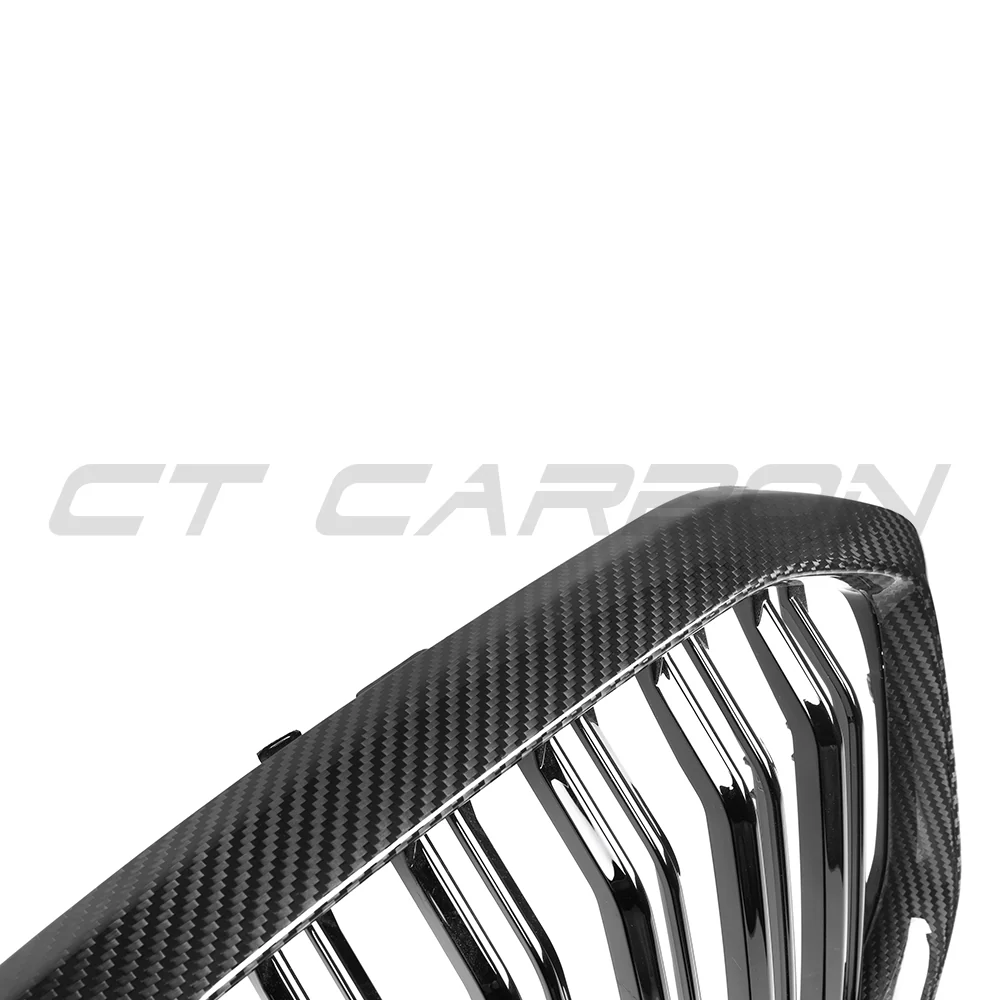 BMW G05 X5 F95 X5M 2019-2022 (PRE-LCI) CARBON FIBRE GRILLE-Grille-CT CARBON-CT Carbon - High-quality carbon fiber and gloss black aerodynamic parts for premium sports and luxury vehicles.