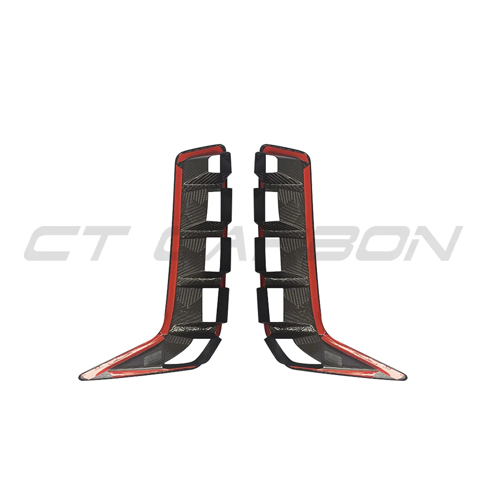 BMW G05 X5 LCI 2024+ LCI CARBON FIBRE FRONT VENT ADD ON-Accessories-CT CARBON-CT Carbon - High-quality carbon fiber and gloss black aerodynamic parts for premium sports and luxury vehicles.