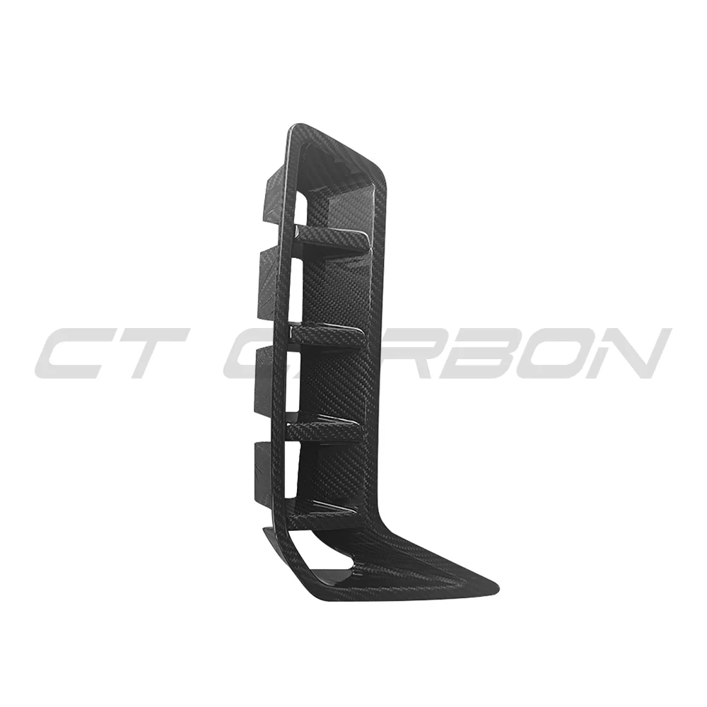 BMW G05 X5 LCI 2024+ LCI CARBON FIBRE FRONT VENT ADD ON-Accessories-CT CARBON-CT Carbon - High-quality carbon fiber and gloss black aerodynamic parts for premium sports and luxury vehicles.