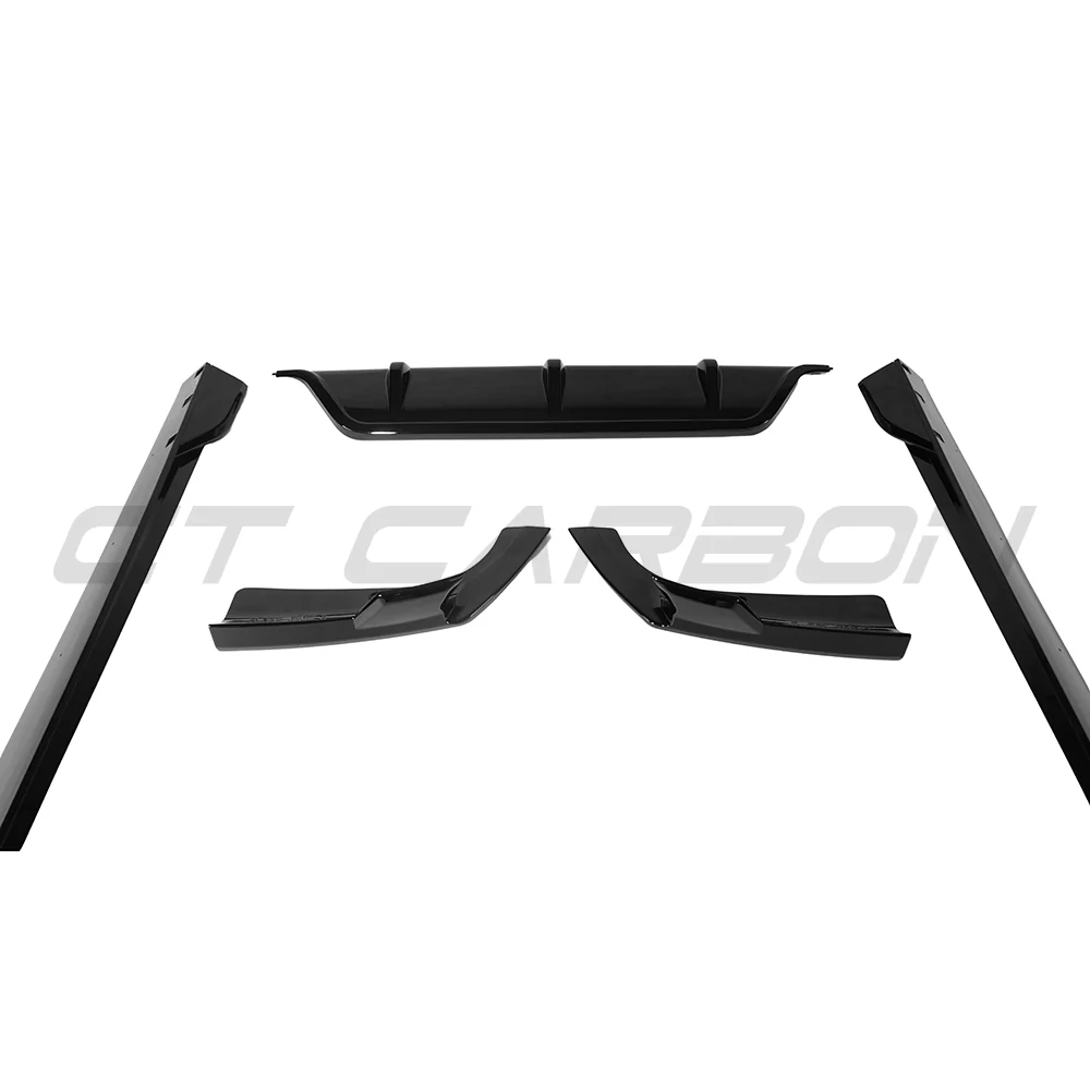 BMW G06 X6 LCI FULL GLOSS BLACK KIT-Kit-BLAK BY CT-CT Carbon - High-quality carbon fiber and gloss black aerodynamic parts for premium sports and luxury vehicles.