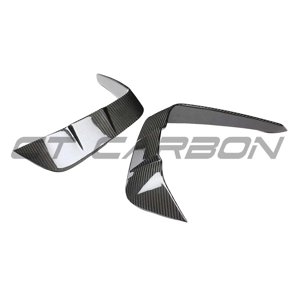 BMW G14/G15/G16 8 SERIES 2018+ DRY CARBON FIBRE SIDE FRONT CANARDS