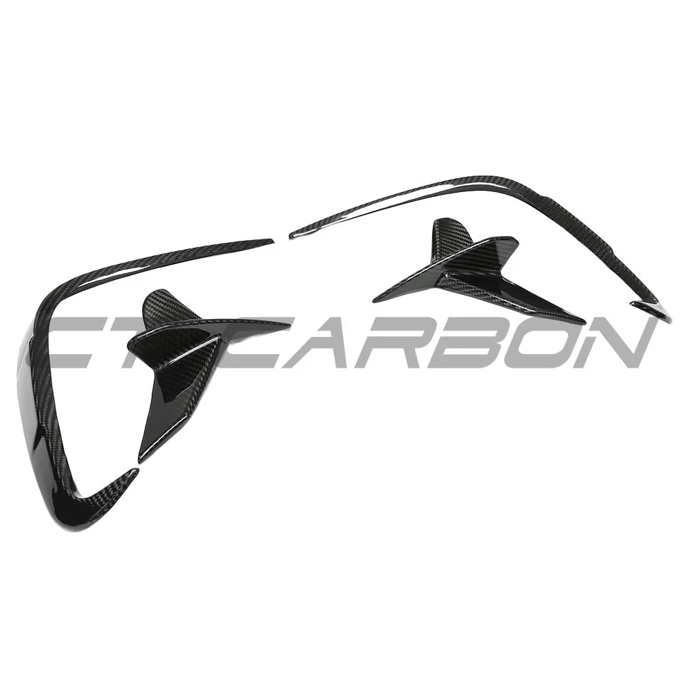 BMW G14/G15/G16 8 SERIES 2018+ DRY CARBON FIBRE SIDE REAR CANARDS