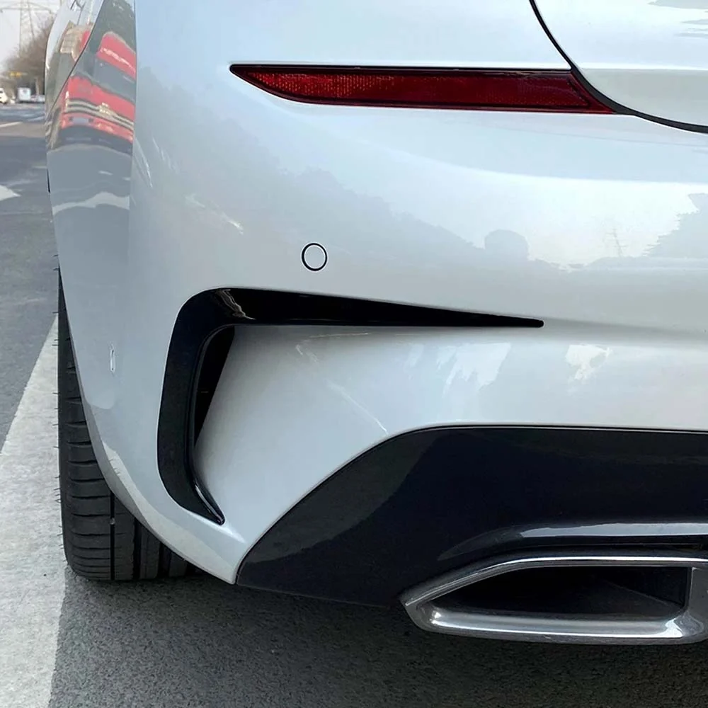 BMW G20/G21 3 SERIES 2018+ GLOSS BLACK REAR BUMPER TRIMS