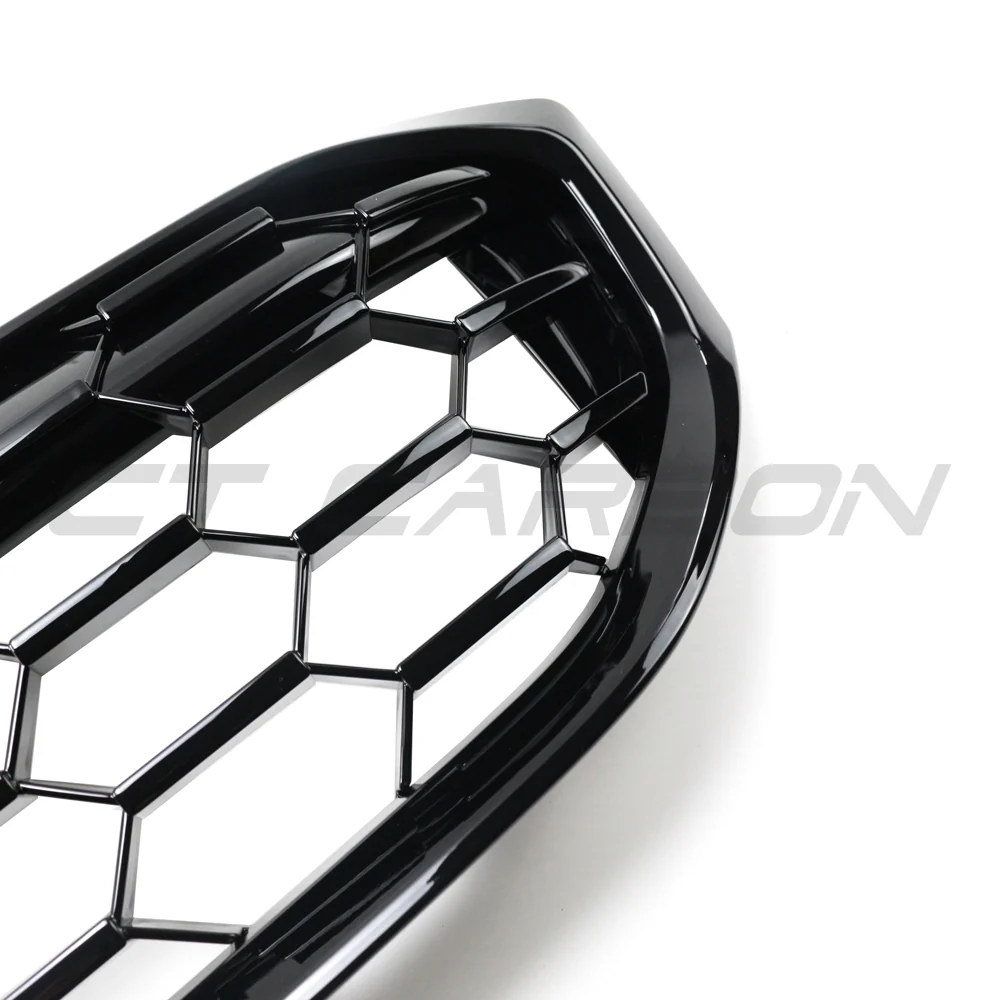 BMW G20/G21 3 SERIES LCI GLOSS BLACK FRONT GRILLE-Grille-BLAK BY CT-CT Carbon - High-quality carbon fiber and gloss black aerodynamic parts for premium sports and luxury vehicles.