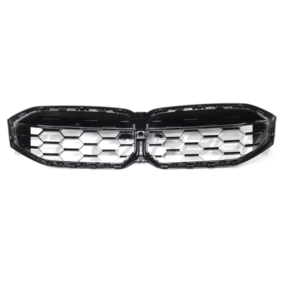 BMW G20/G21 3 SERIES LCI GLOSS BLACK FRONT GRILLE-Grille-BLAK BY CT-CT Carbon - High-quality carbon fiber and gloss black aerodynamic parts for premium sports and luxury vehicles.