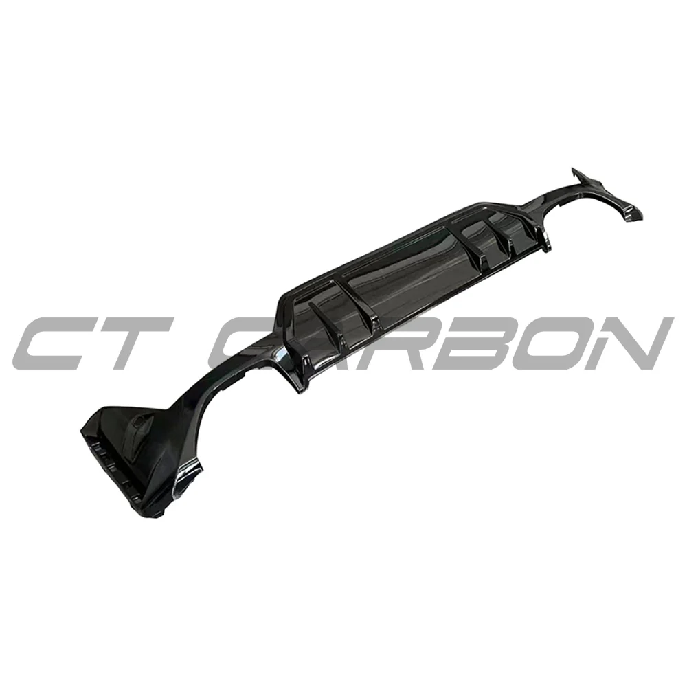 BMW G20/G21 3 SERIES LCI 340I GLOSS BLACK REAR DIFFUSER (SQUARE EXHAUST)