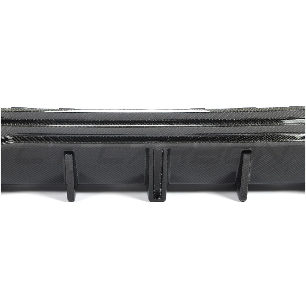 BMW 4 SERIES 2020+ G22/G23 QUAD TIP CARBON FIBRE DIFFUSER-Diffuser-CT CARBON-CT Carbon - High-quality carbon fiber and gloss black aerodynamic parts for premium sports and luxury vehicles.