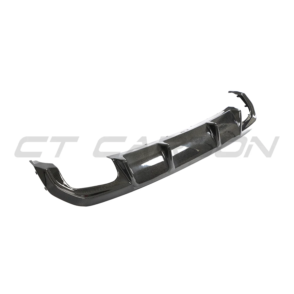 BMW 4 SERIES 2020+ G26 CARBON FIBRE DIFFUSER-Diffuser-CT CARBON-CT Carbon - High-quality carbon fiber and gloss black aerodynamic parts for premium sports and luxury vehicles.
