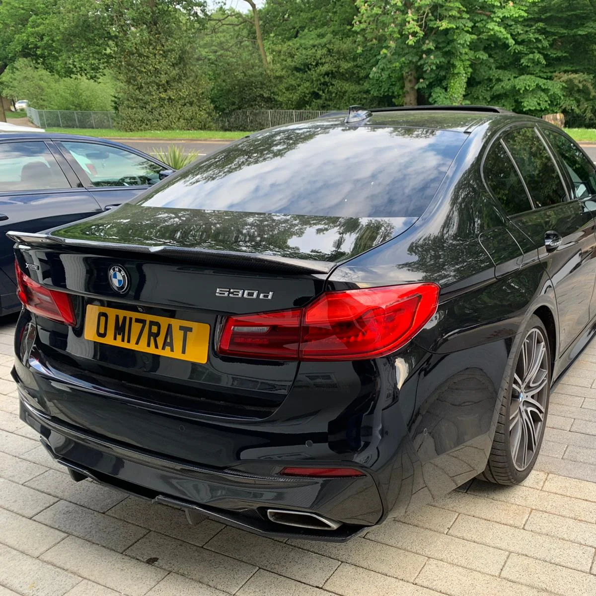CT CARBON Diffuser BMW G30 M SPORT CARBON FIBRE DIFFUSER - OEM+ CT STYLE