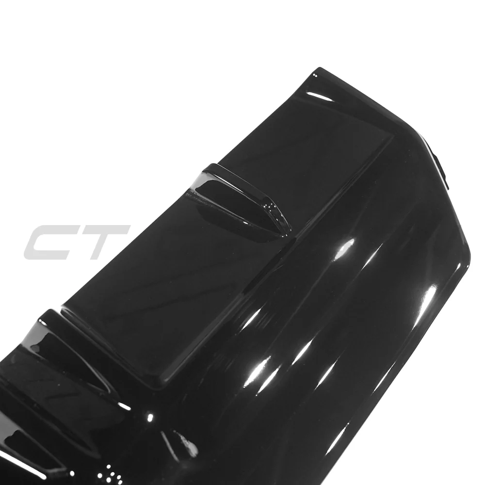 BMW G42 2 SERIES GLOSS BLACK DIFFUSER - MP STYLE-Diffuser-BLAK BY CT-CT Carbon - High-quality carbon fiber and gloss black aerodynamic parts for premium sports and luxury vehicles.