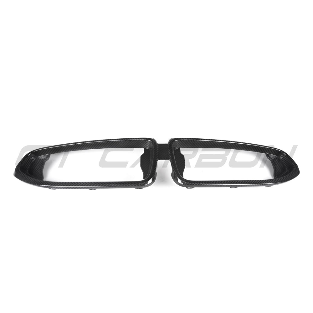 BMW G42 2 SERIES CARBON FIBRE GRILLE-Grille-CT CARBON-CT Carbon - High-quality carbon fiber and gloss black aerodynamic parts for premium sports and luxury vehicles.
