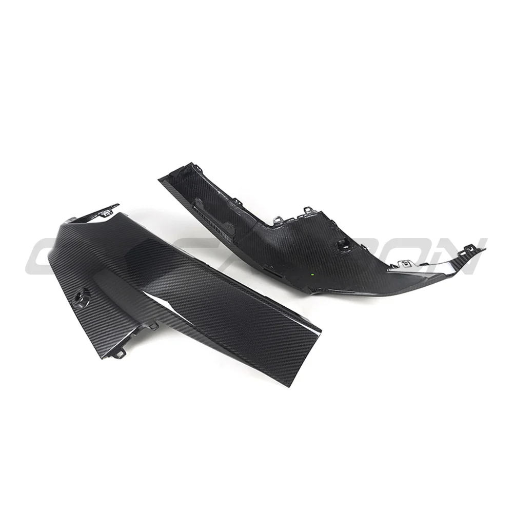 BMW G42 2 SERIES CARBON FIBRE REAR BUMPER CORNERS-Accessories-CT CARBON-CT Carbon - High-quality carbon fiber and gloss black aerodynamic parts for premium sports and luxury vehicles.