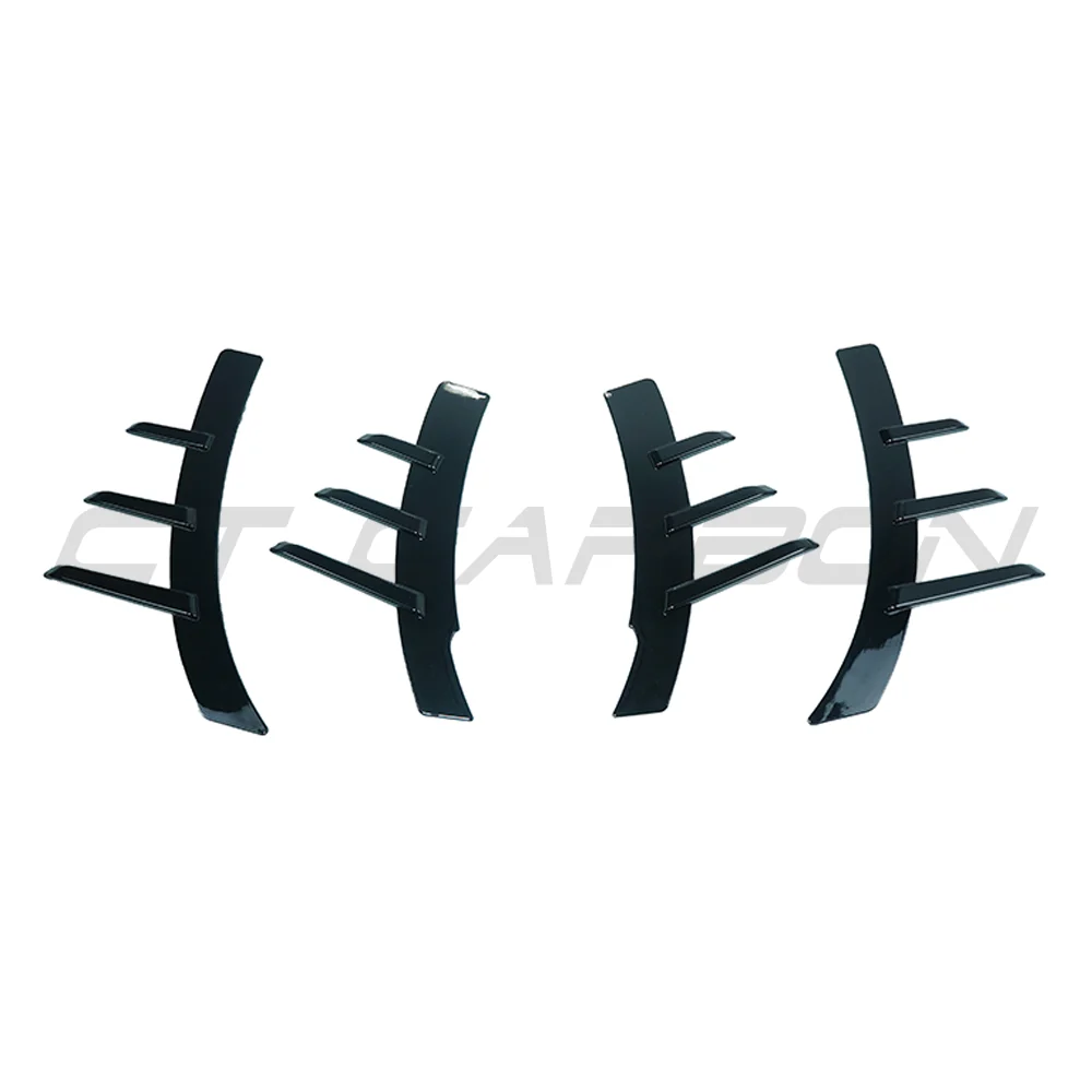 BMW G42 2 SERIES GLOSS BLACK SIDE TRIMS - FRONT AND BACK-Accessories-BLAK BY CT-CT Carbon - High-quality carbon fiber and gloss black aerodynamic parts for premium sports and luxury vehicles.