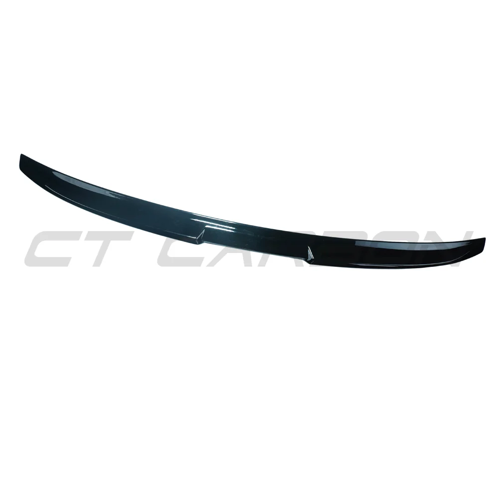 BMW G60 & i5 5 SERIES 2023+ GLOSS BLACK SPOILER - V1-Spoiler-BLAK BY CT-CT Carbon - High-quality carbon fiber and gloss black aerodynamic parts for premium sports and luxury vehicles.