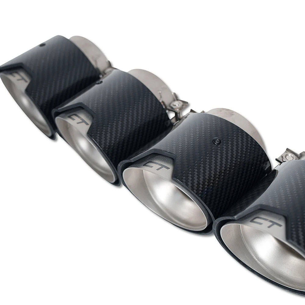 BMW M2, M3, M4 G87/G80/G81/G82/G83 CARBON EXHAUST TIPS - STAINLESS (SET OF 4)