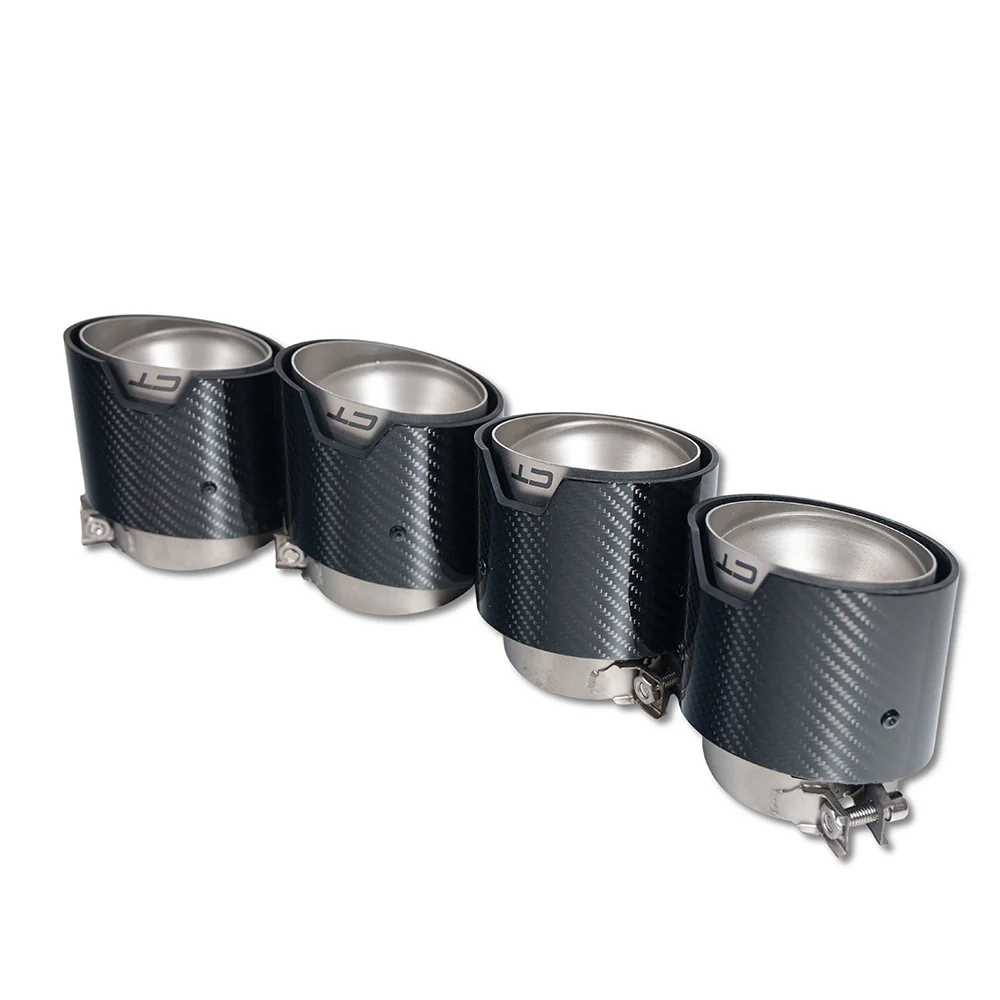 BMW M2, M3, M4 G87/G80/G81/G82/G83 CARBON EXHAUST TIPS - STAINLESS (SET OF 4)