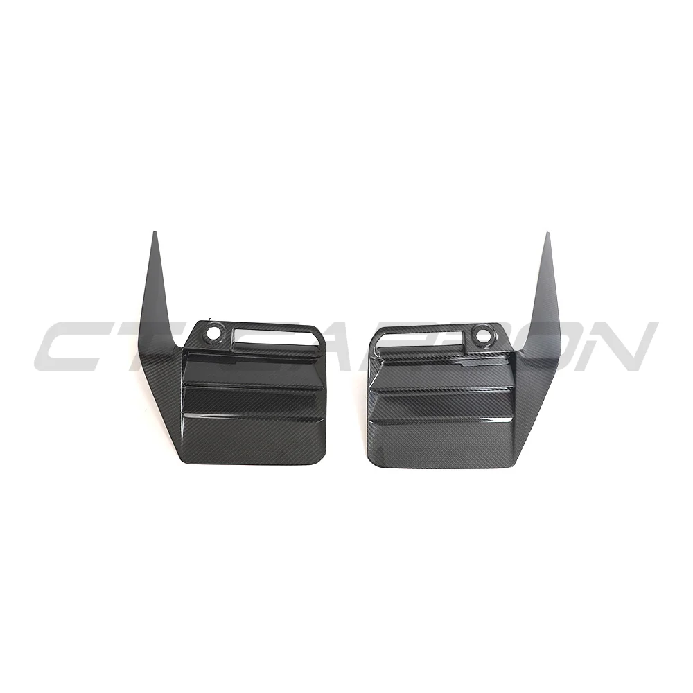 BMW G87 M2 2023+ CARBON FIBRE REAR BUMPER TRIM - V2-Accessories-CT CARBON-CT Carbon - High-quality carbon fiber and gloss black aerodynamic parts for premium sports and luxury vehicles.