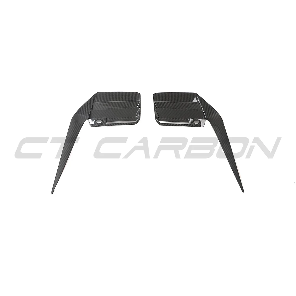 BMW G87 M2 2023+ CARBON FIBRE REAR BUMPER TRIM - V2-Accessories-CT CARBON-CT Carbon - High-quality carbon fiber and gloss black aerodynamic parts for premium sports and luxury vehicles.