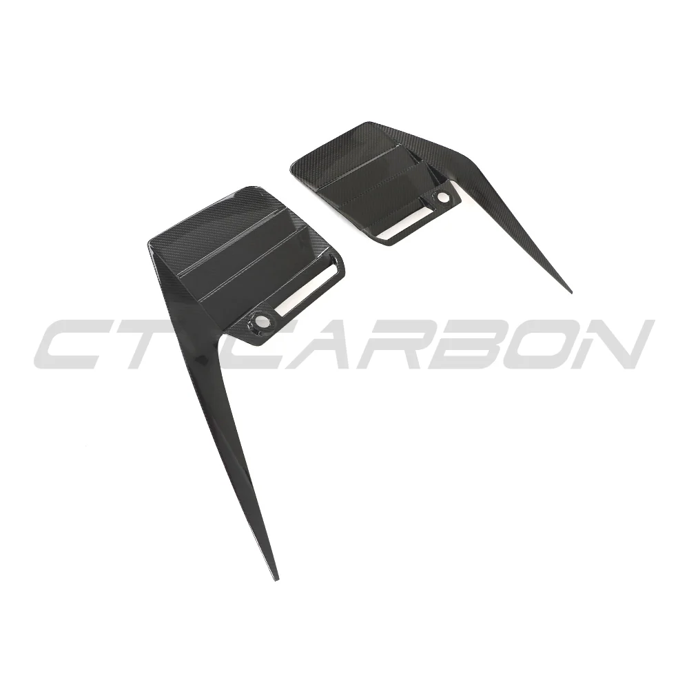 BMW G87 M2 2023+ CARBON FIBRE REAR BUMPER TRIM - V2-Accessories-CT CARBON-CT Carbon - High-quality carbon fiber and gloss black aerodynamic parts for premium sports and luxury vehicles.