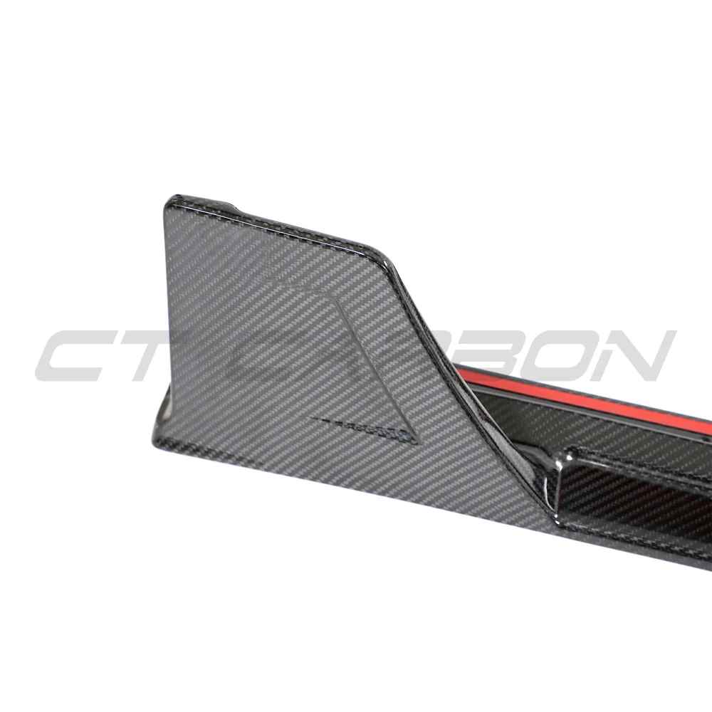 BMW G87 M2 2023+ CARBON FIBRE SIDE SKIRTS-Side Skirts-CT CARBON-CT Carbon - High-quality carbon fiber and gloss black aerodynamic parts for premium sports and luxury vehicles.
