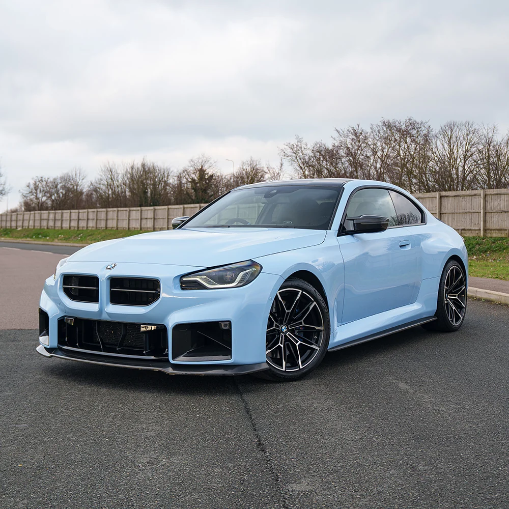 BMW G87 M2 2023+ CARBON FIBRE SPLITTER - V5 - CT DESIGN