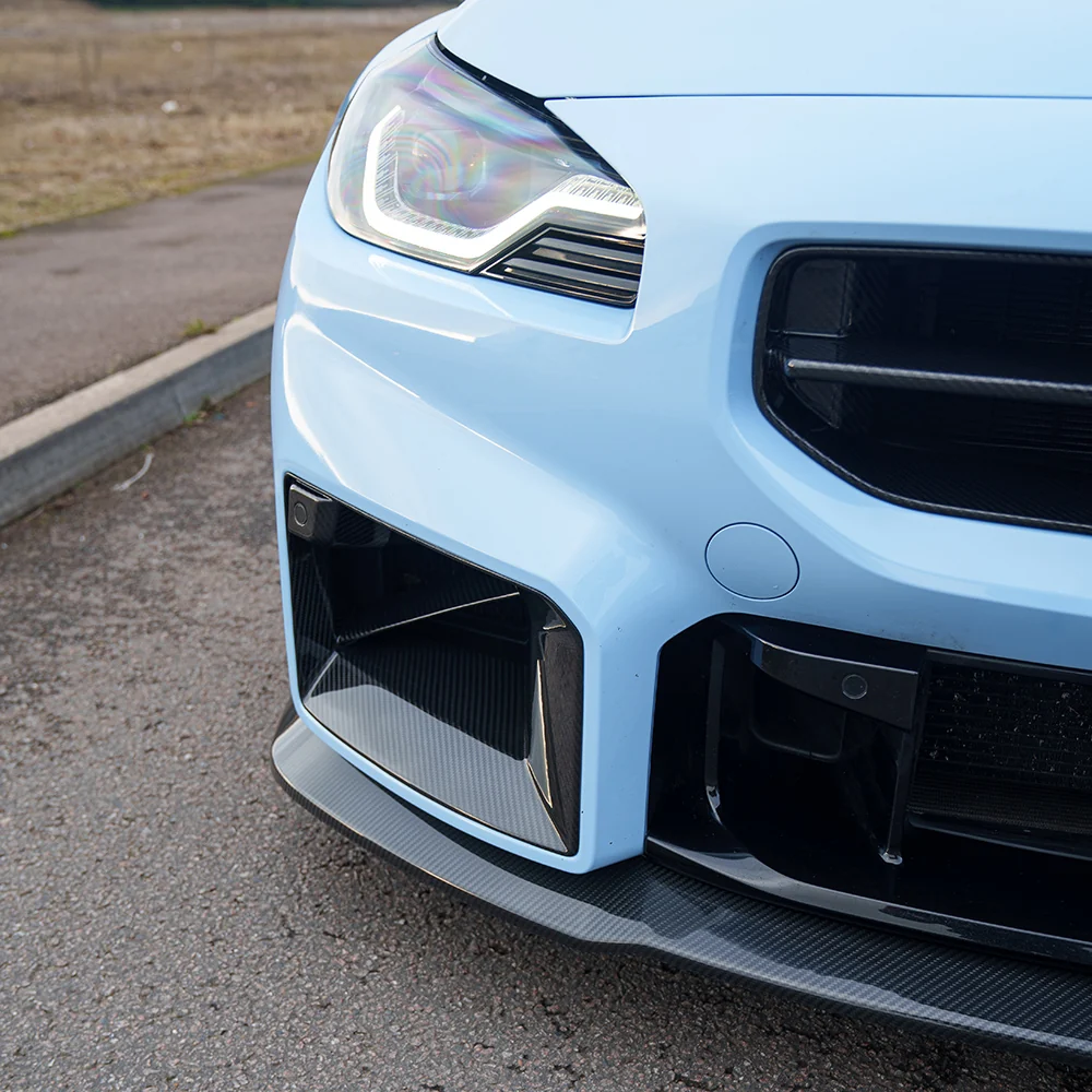 BMW G87 M2 2023+ CARBON FIBRE SPLITTER - V5 - CT DESIGN
