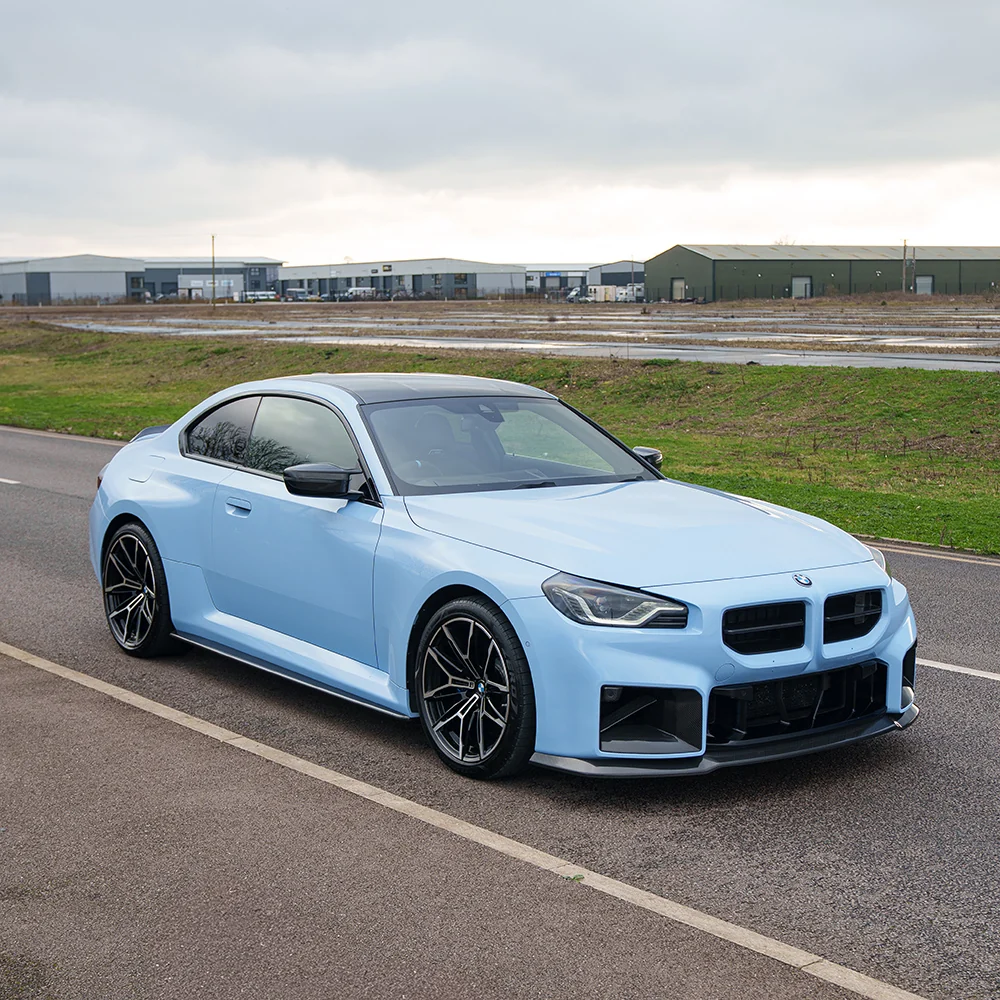 BMW G87 M2 2023+ CARBON FIBRE SPLITTER - V5 - CT DESIGN