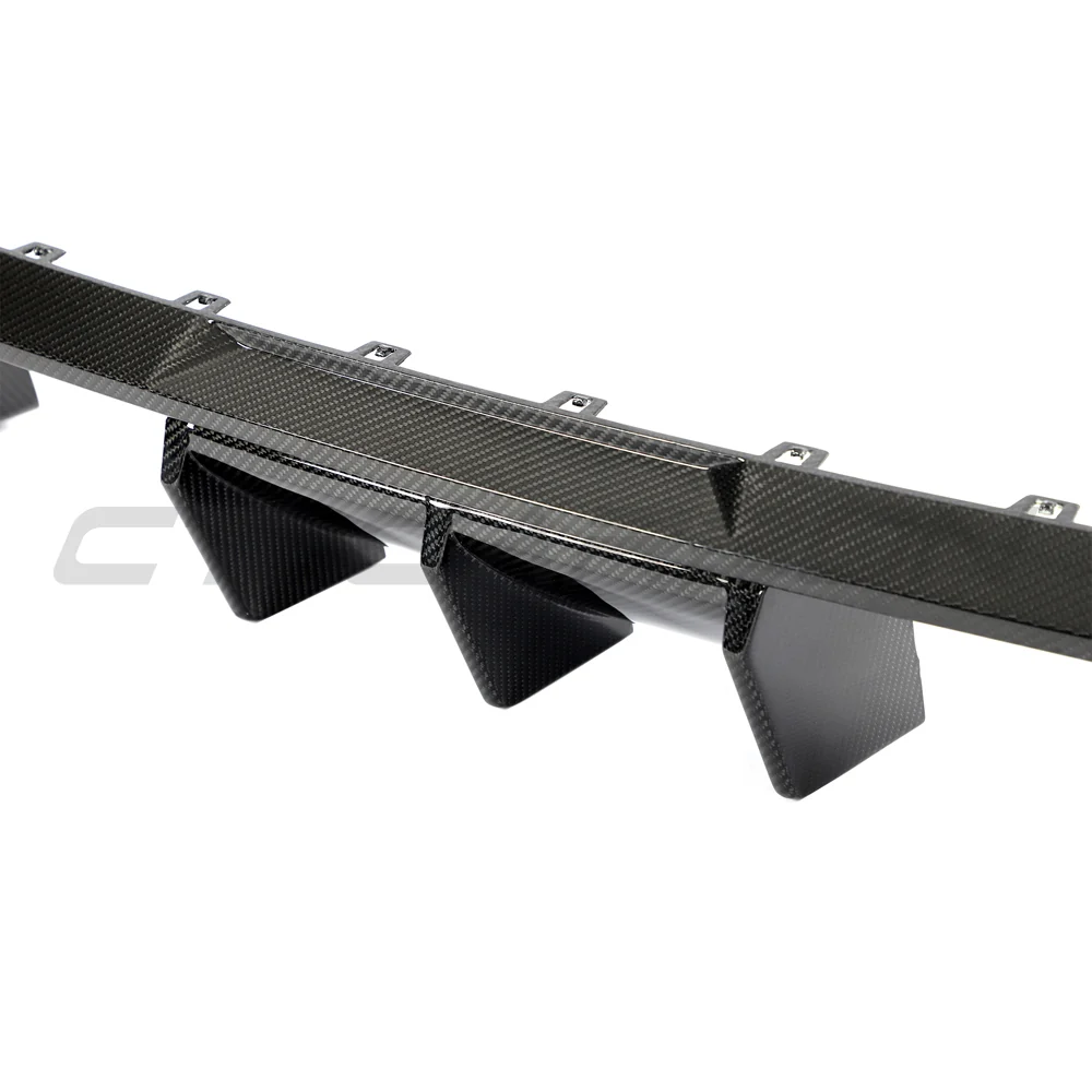 BMW G87 M2 CARBON FIBRE DIFFUSER V2 - CT DESIGN-Diffuser-CT CARBON-CT Carbon - High-quality carbon fiber and gloss black aerodynamic parts for premium sports and luxury vehicles.