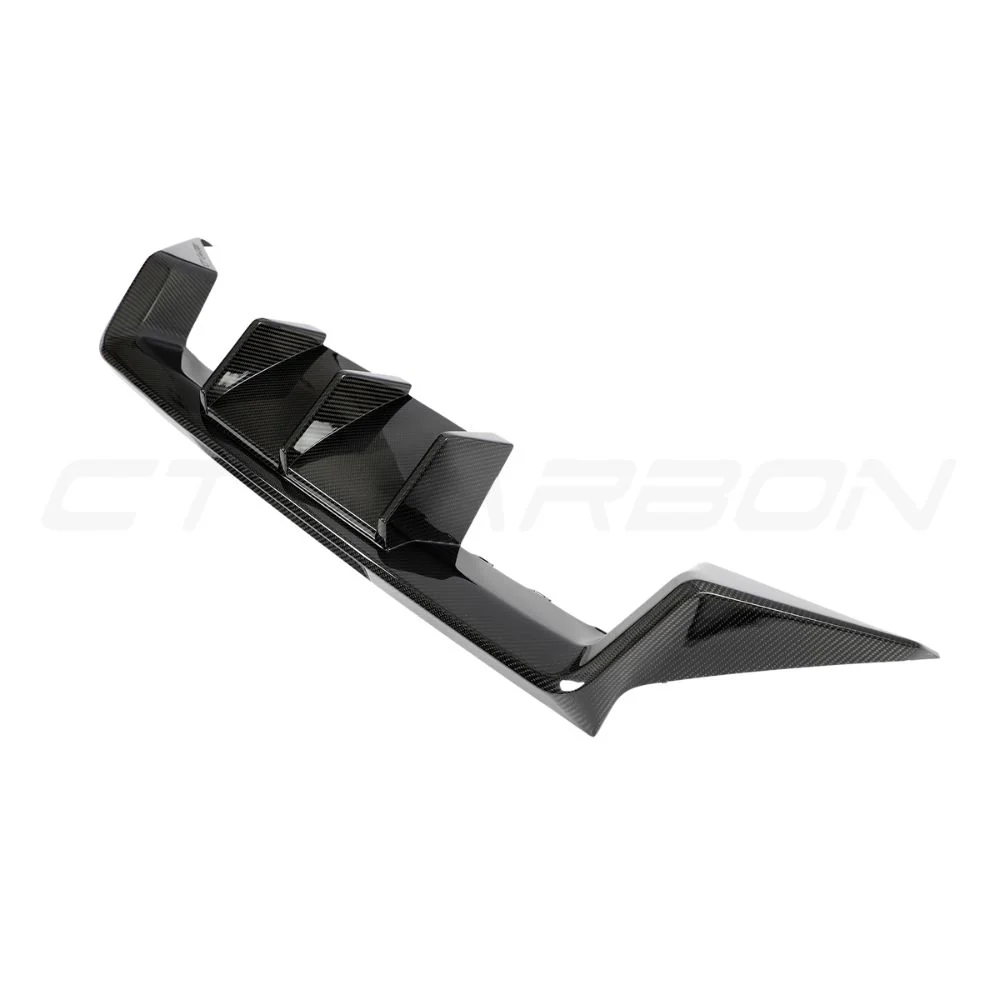 BMW G87 M2 CARBON FIBRE DIFFUSER V2 - CT DESIGN-Diffuser-CT CARBON-CT Carbon - High-quality carbon fiber and gloss black aerodynamic parts for premium sports and luxury vehicles.