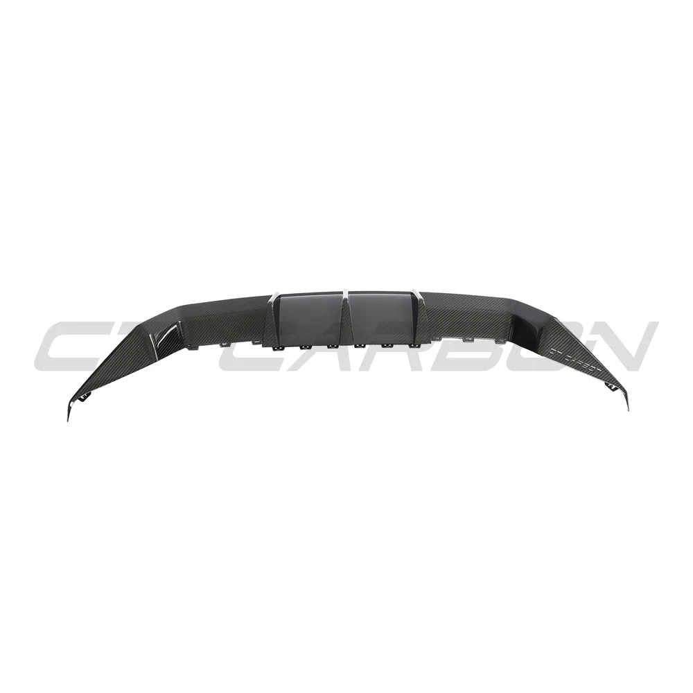 BMW G87 M2 CARBON FIBRE DIFFUSER V2 - CT DESIGN-Diffuser-CT CARBON-CT Carbon - High-quality carbon fiber and gloss black aerodynamic parts for premium sports and luxury vehicles.